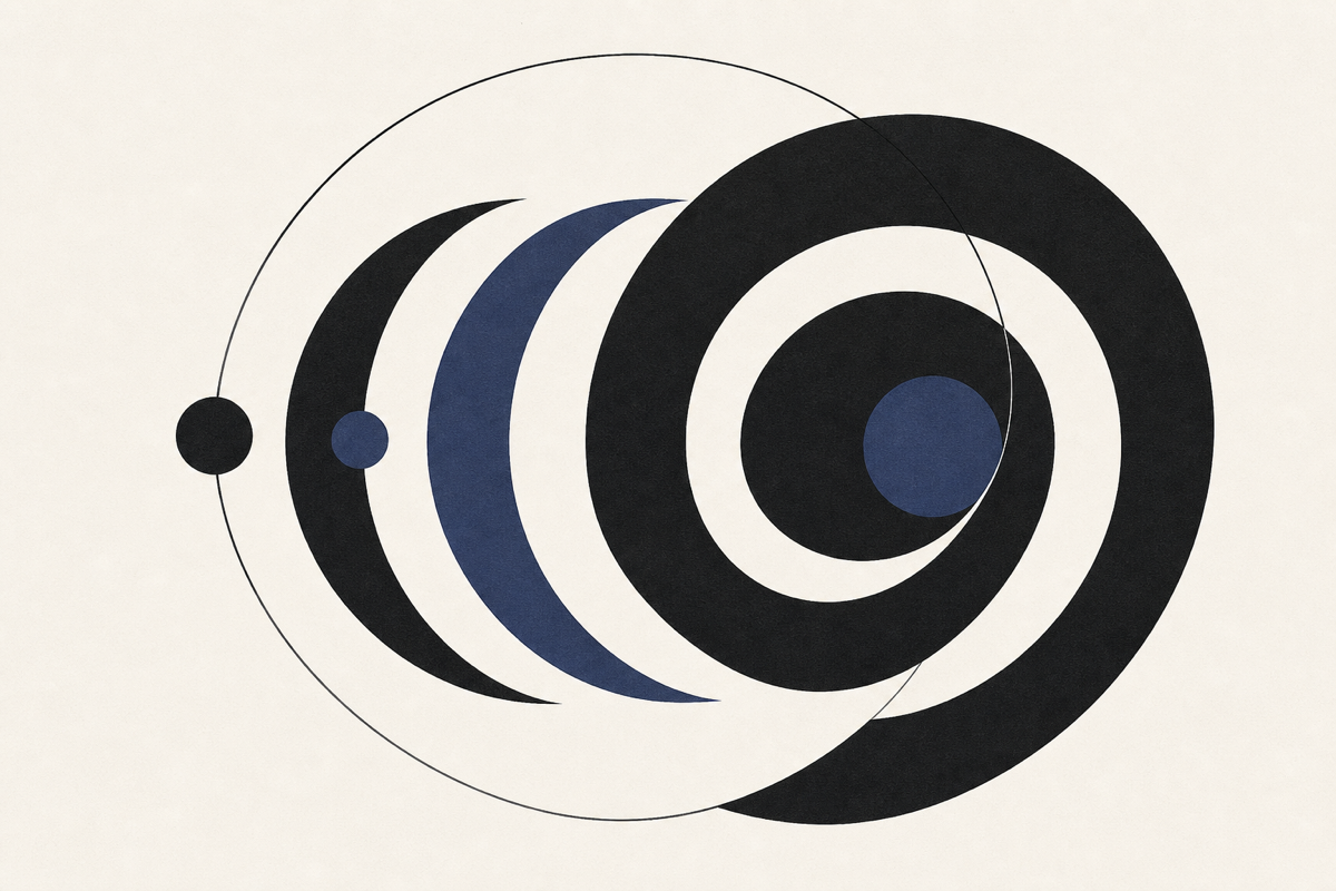 Concentric arcs of recurrence — subscription billing cycles